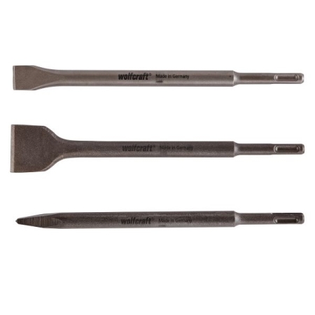 Zestaw dłut SDS-plus Wolfcraft [3 szt.] WF7914000