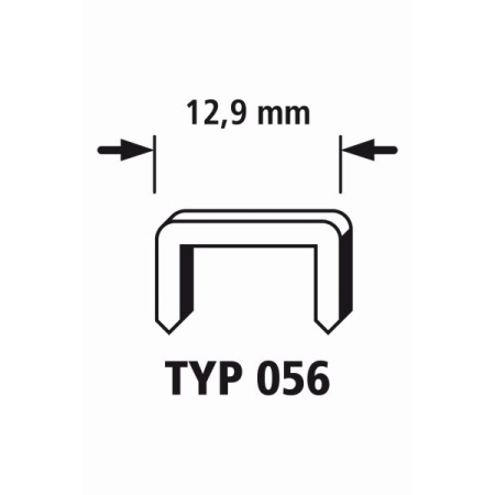 Zszywki 56/8 WOLFCRAFT twarda stal [1200 szt.] WF7177000