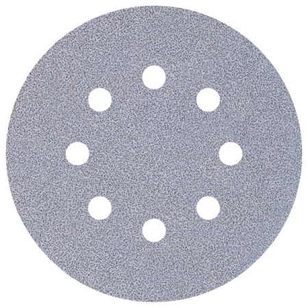 Papier szlifierski 125 mm Wolfcraft - gr. 120, perforowany, na rzep - do farby i lakieru [5 szt.] WF1153000