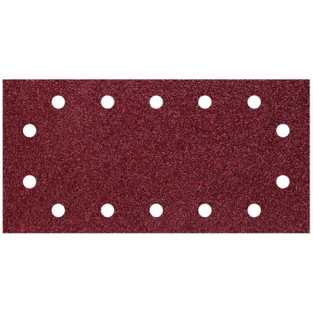 Papier szlifierski 115x230 mm Wolfcraft - gr. 40/80/120, perforowany, na rzep [5 szt.] WF1990000
