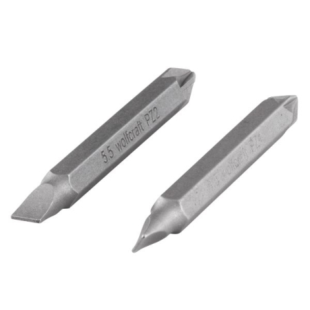 Bit podwójny PZ/płaski Wolfcraft [2 szt.] WF2408000