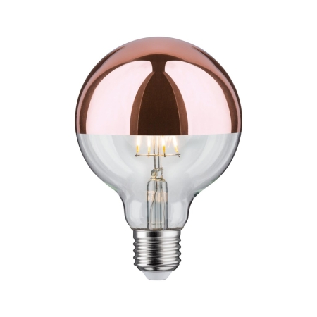Źródło światła LED 7,5W Globe 95 zwierciadło miedź E27 PL28457