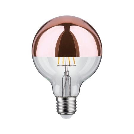 Źródło światła LED 7,5W Globe 95 zwierciadło miedź E27 PL28457