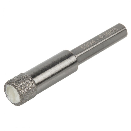 Wiertło diamentowe do płytek 14 mm Wolfcraft, z parafiną WF5994000