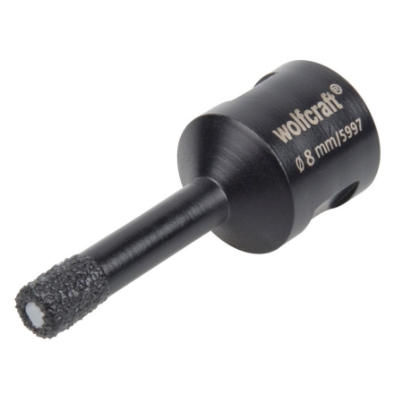 Otwornica diamentowa do płytek 8 mm Wolfcraft Ceramic/M14, super szybka WF5997000