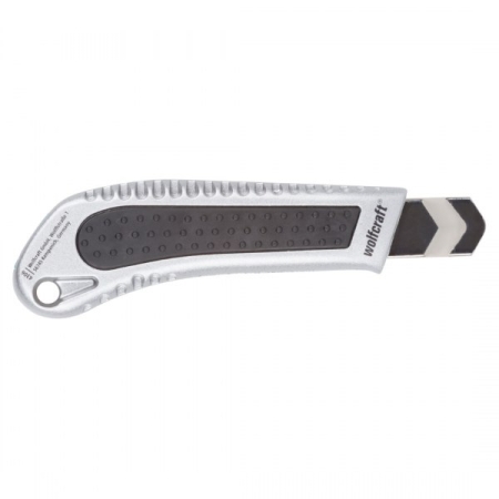 Nóż metalowy z ostrzem odłamywanym 18 mm pro-sharp Wolfcraft(bardzo ostre) WF4306000