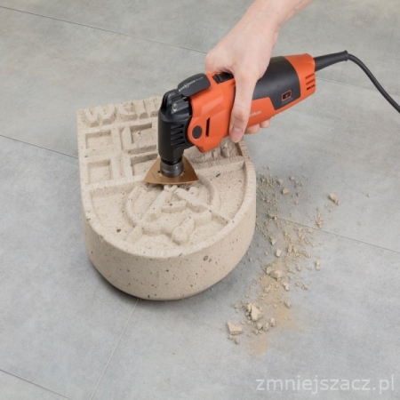 Trójkatna płyta - tarnik HM (powłoka z węglików spiekanych), SL Wolfcraft, wymiar boku: 80mm. Idealny do pracy w trudno