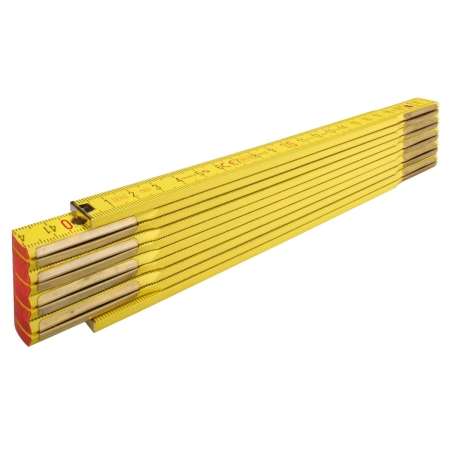 Miara składana 2m STABILA 907 buk, żółta, sekcji 10 SA01604