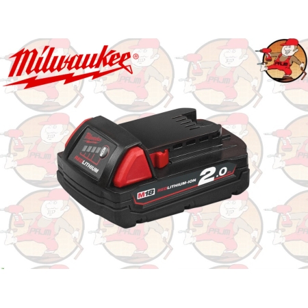 M18B2 M18™ akumulator 2,0 Ah MILWAUKEE M 18 B2 , nr. 4932430062 M18B2 M18™ akumulator 2,0 Ah MILWAUKEE M 18 B2 , nr. 4932430062