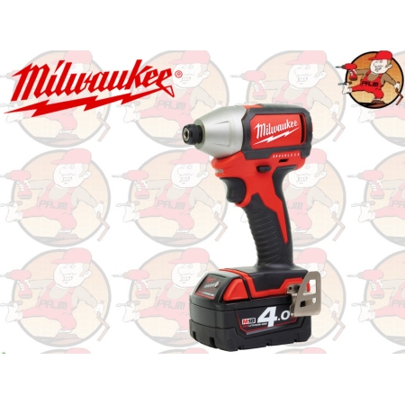 M18BLID-402C kompaktowa bezszczotkowa zakrętarka udarowa MILWAUKEE M 18 BLID-402C , nr. 4933448455