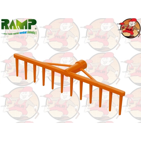 RG-P-WG grabie do siana pomarańczowe RAMP