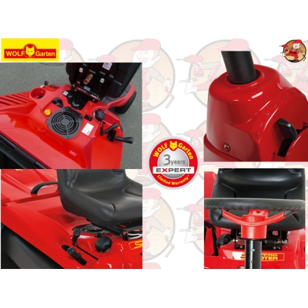 EXPERT SCOOTER PRO Kosiarka samojezdna (traktorek) z koszem MTD 76cm silnik 11.0 K.M Mtd/Wolf (kat. 13B226HD650) + GRATIS*