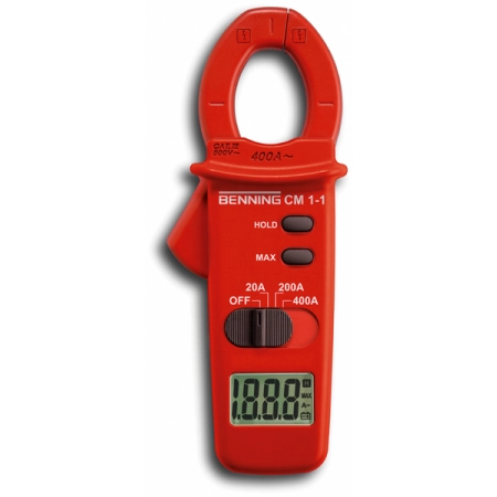 Miernik prądu BENNING CM 1-1 cęgowy z akcesoriami BG044061