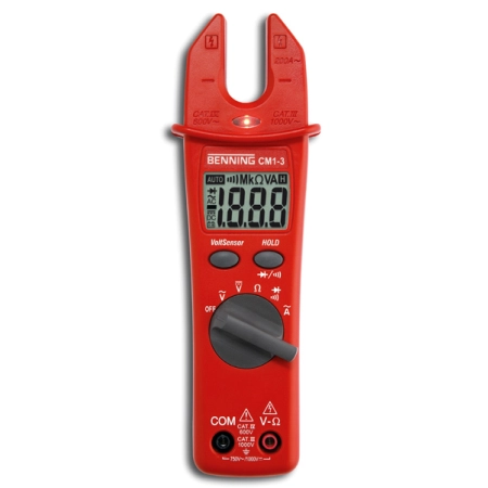 Miernik prądu BENNING CM 1-3 cęgowy z akcesoriami BG044063