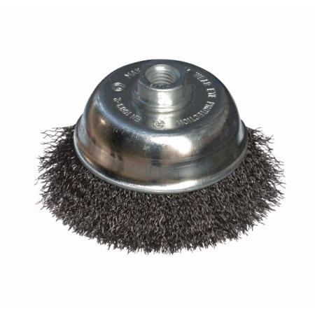 Szczotka doczołowa 100 mm/M14 ABRABORO - drut karbowany 0,3 mm AB99010711