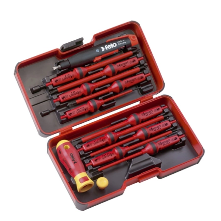 Zestaw wkrętaków elektrycznych FELO - E-smart [14 cz.] Box Industry FL06391316