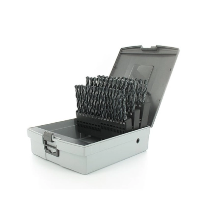 Zestaw wierteł do metalu HSS-R DIN 338 6 - 10 mm ABRABORO [41 szt.] AB00140041