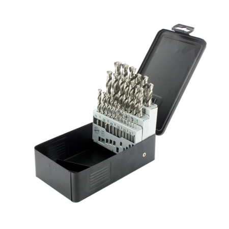 Zestaw wierteł do metalu HSS-GS DIN 338 1 - 13 mm ABRABORO [25 szt.] poprzedni nr AB00141125 AB00141025