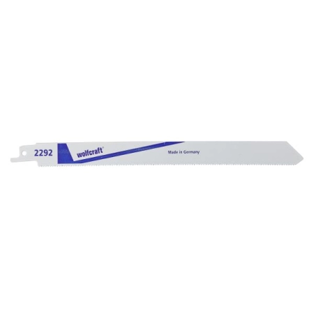 2 brzeszczoty szablaste Wolfcraft - 2 - 8 mm, metale nieżelazne, aluminium, rury żeliwne WF2292000