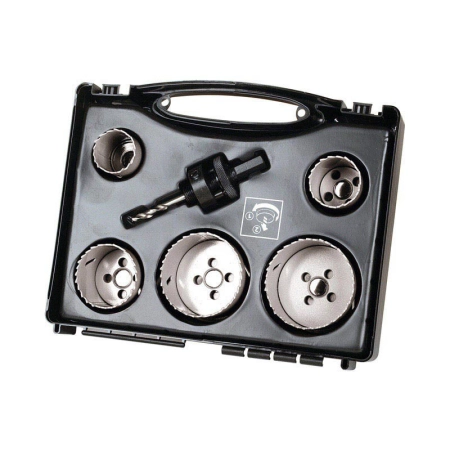 Zestaw otwornic 35, 40, 51, 65, 68 mm Wolfcraft - instalacje elektryczne i sanitarne WF3764000