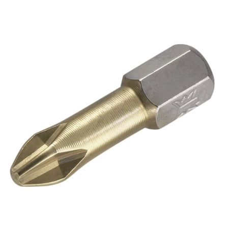 Bit krzyżowy PH 3 Wolfcraft - 25 mm/ TIN [2 szt.] WF1324000