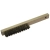Szczotka ręczna 4-rzedowa 220 mm Wolfcraft - drut mosiężny WF2724000