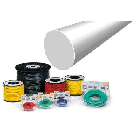 Żyłka tnąca okrągła 2,4 mm x 261 metrów* pomarańczowa, rolka, firmy Stihl 00009302246 **
