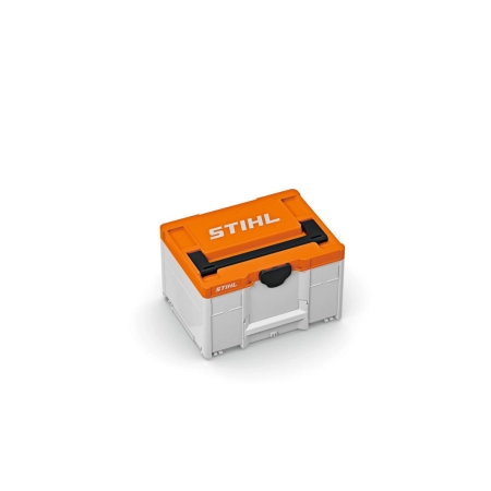 STIHL M-BOXX Średnia walizka na akumulatory do przechowywania 4 akumulatorów serii AK lub 2 akumulatorów AP i ładowarki AL300 lub AL500 dodatkowo z ma