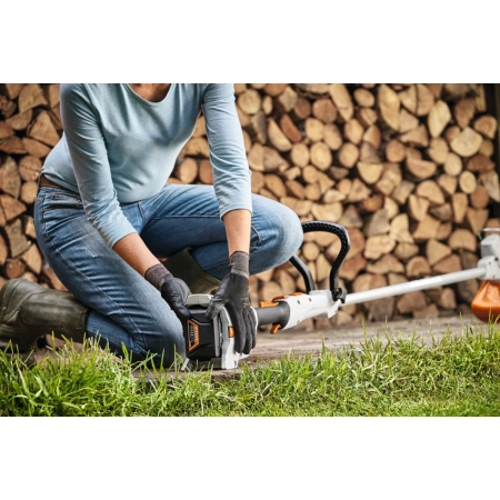 STIHL FSA57 Zestaw akumulatorowa podkaszarka żyłkowa AK10+AL101 / 28cm / 36V