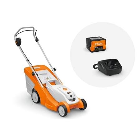 STIHL RMA239 Zestaw akumulatorowa kosiarka pchana AK30S+AL101 / 37cm / 36V