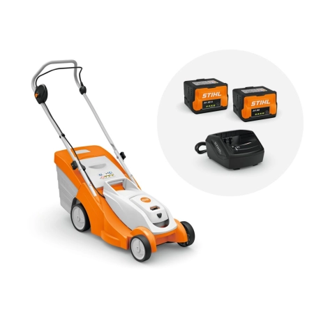 STIHL RMA239 Zestaw akumulatorowa kosiarka pchana 2xAK30S+AL101 / 37cm / 36V