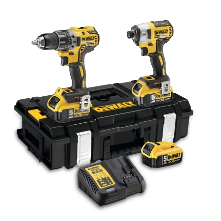 DCK266P3-QW Zestaw narzędzi akumulatorowych DEWALT DCF887 + DCD796