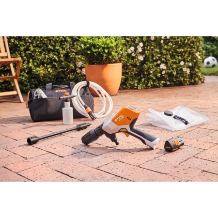 STIHL RCA20 Zestaw akumulatorowa myjka ciśnieniowa AS2+AL1 / 24bar / 10,8V /