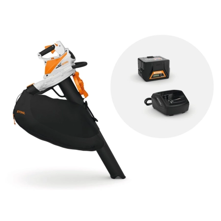 STIHL SHA56 Zestaw akumulatorowa dmuchawa-odkurzacz AK20+AL101 / 220km/h / 36V / SA022000006