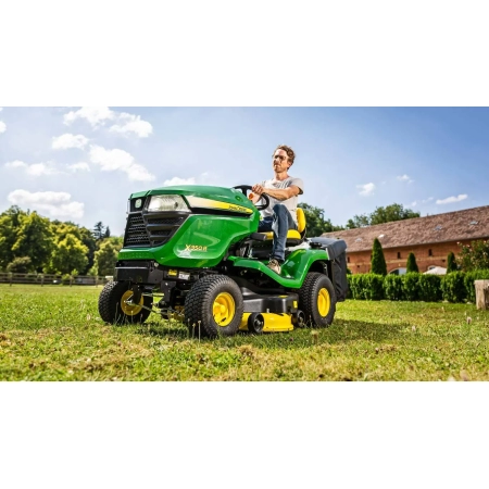 X350R po 2021r. Kosiarka samojezdna (traktorek) z koszem JOHN DEERE 107cm silnik 14,1kW