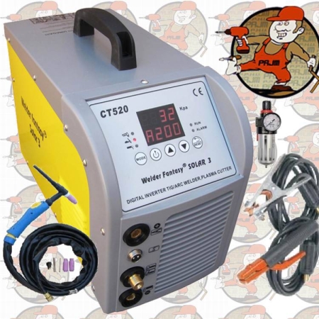 200A Spawarka inwertorowa 3w1 TIG/MMA/PLASMA Welder Fantasy SOLAR