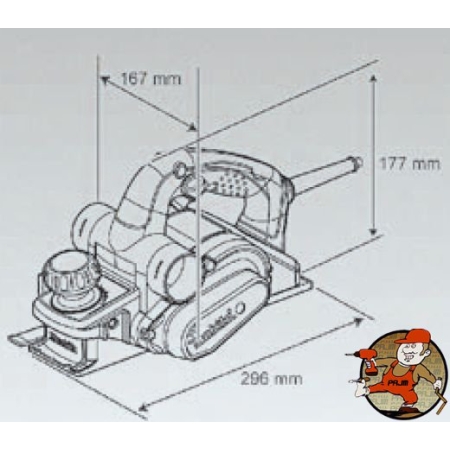 KP0810C Strug do drewna Makita KP 0810C 850W