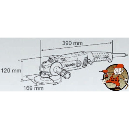 GA6021C Szlifierka kątowa GA 6021C MAKITA 1450W