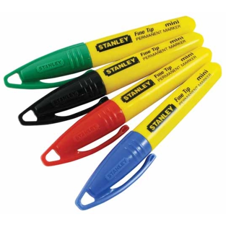 MARKERY MINI FINE TIP Dostępne w 4 kolorach ! STANLEY 1-47-329