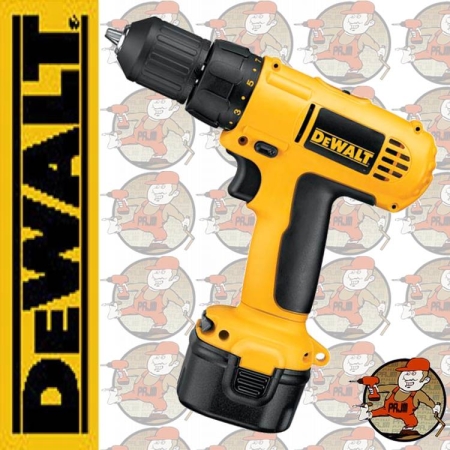DC750KA Wiert.-wkręt. DEWALT 9,6V, 10mm, 2 biegi, 0-300/0-1100 obr/min, 19Nm, 2 akum. NiCd 1.3Ah, 1-godz. ładow., kufer DC 750 KA