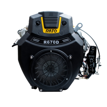 R670 Silnik wał poziomy walcowy